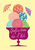 Glaces color&eacute;es pour un &eacute;t&eacute; rafra&icirc;chissant